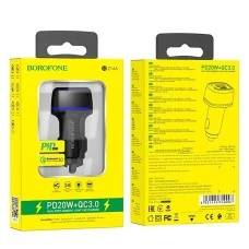 Borofone BZ14 АЗУ-адаптер з 2 USB (Чорний)